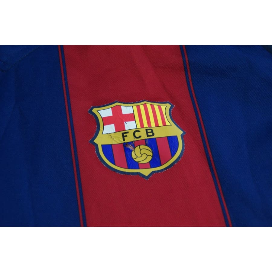 Maillot FC Barcelone vintage domicile #10 RONALDINHO 2003-2004 - Nike - Barcelone