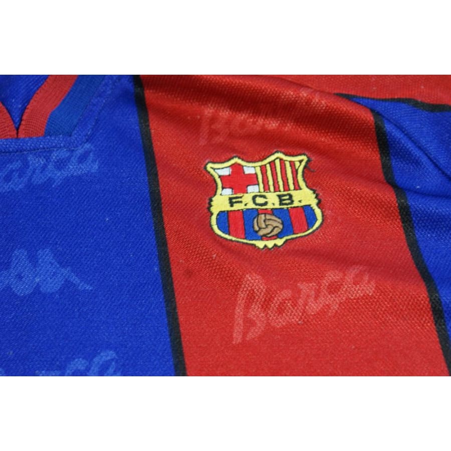 Maillot FC Barcelone vintage domicile 1995-1996 - Kappa - Barcelone