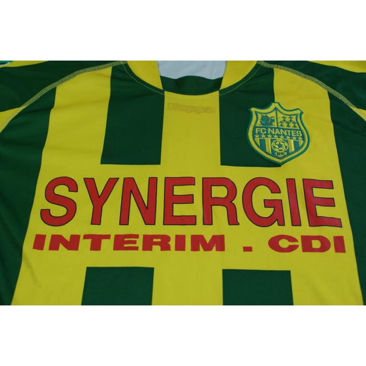 Maillot Domicile FC Nantes 2009/2010 Kappa - Jaune Taille XL - Neuf Avec étiquettes