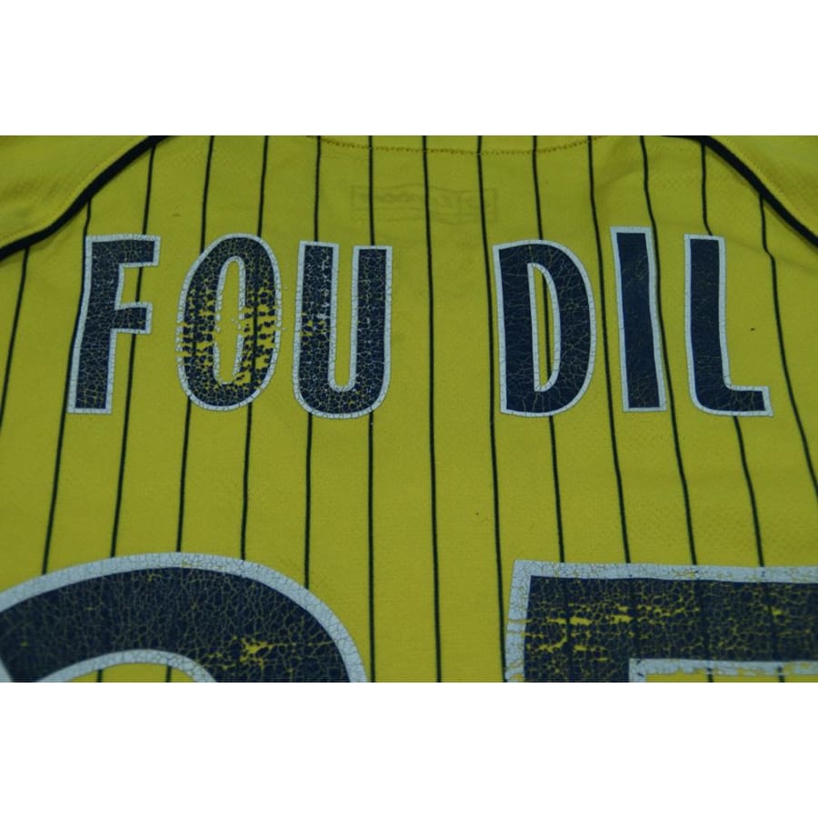 Maillot FC Sochaux-Montbéliard rétro domicile #25 FOU DIL 2009-2010 - Lotto - FC Sochaux-Montbéliard