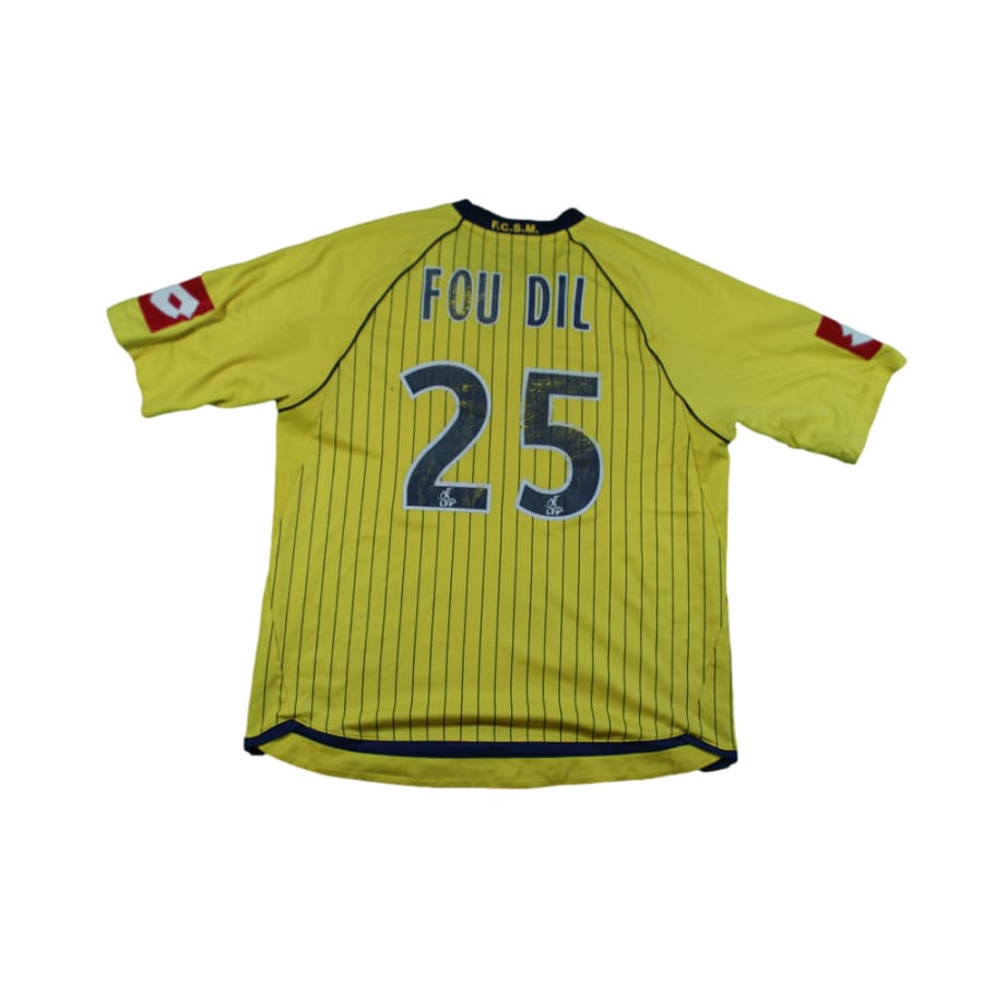 Maillot FC Sochaux-Montbéliard rétro domicile #25 FOU DIL 2009-2010 - Lotto - FC Sochaux-Montbéliard