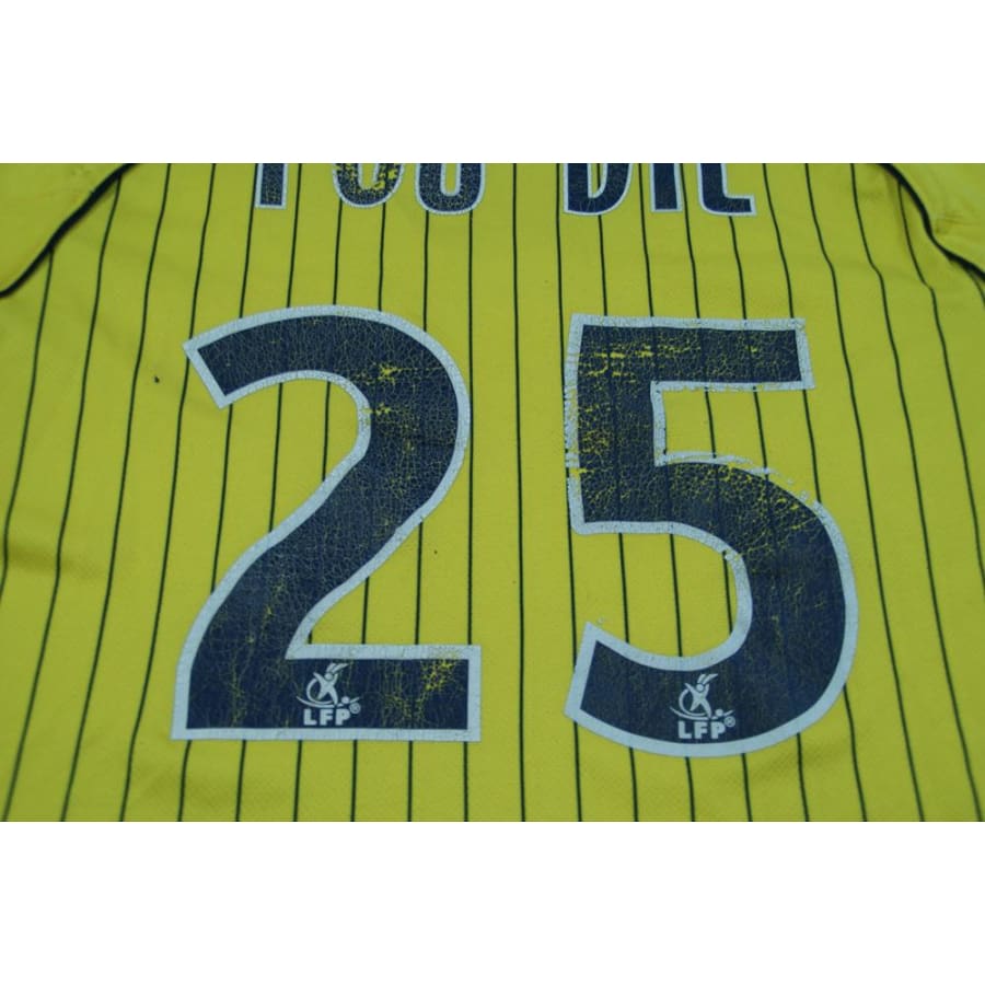 Maillot FC Sochaux-Montbéliard rétro domicile #25 FOU DIL 2009-2010 - Lotto - FC Sochaux-Montbéliard