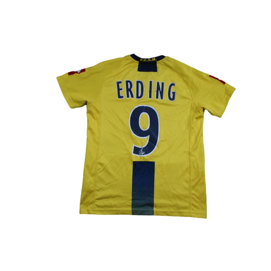 Maillot FC Sochaux rétro domicile #9 ERDING 2008-2009 - Lotto - FC Sochaux-Montbéliard