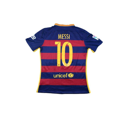 Maillot foot Barcelone domicile N°10 MESSI 2015-2016 - Nike - Bar