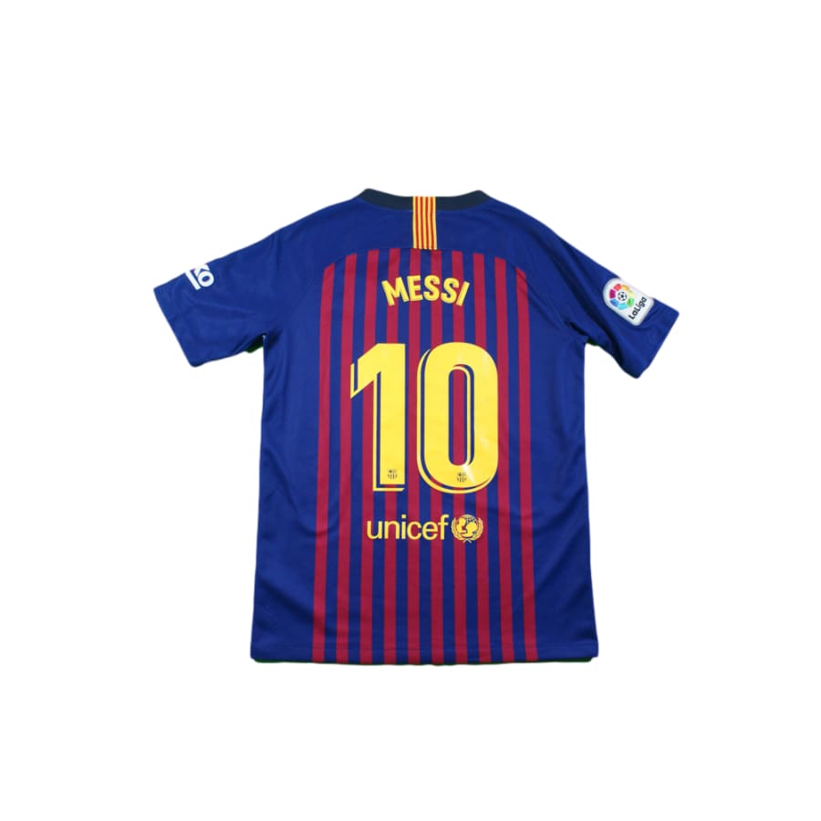 Maillot foot Barcelone enfant domicile N°10 MESSI 2018-2019 - Nike - Barcelone