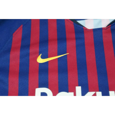 Maillot foot Barcelone enfant domicile N°10 MESSI 2018-2019 - Nike - Barcelone
