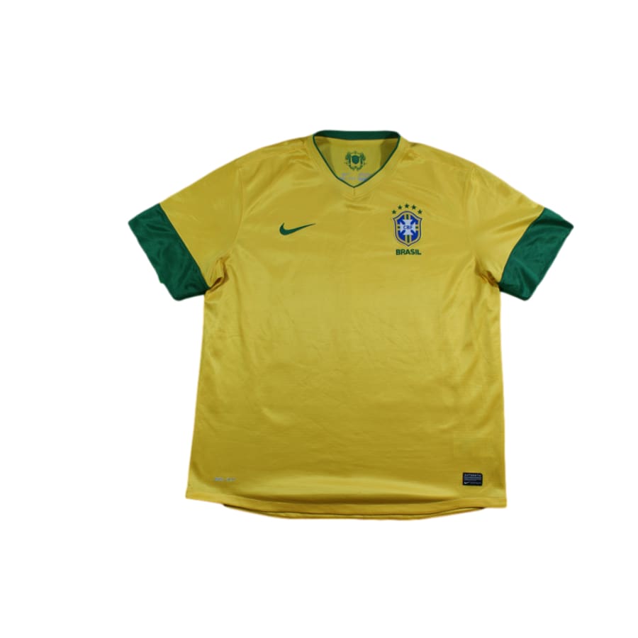 Maillot foot Brésil domicile 2012-2013 - Nike - Brésilien