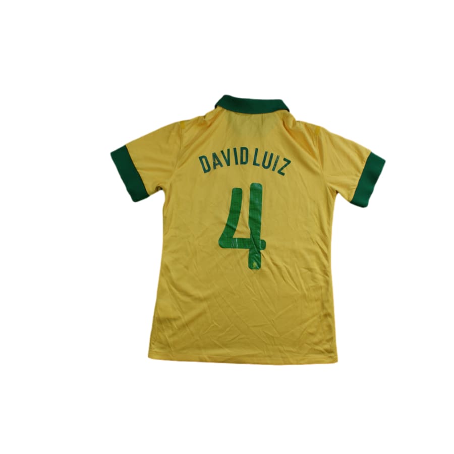 Maillot foot Brésil domicile N°4 DAVID LUIZ 2013-2014 - Nike - Brésil