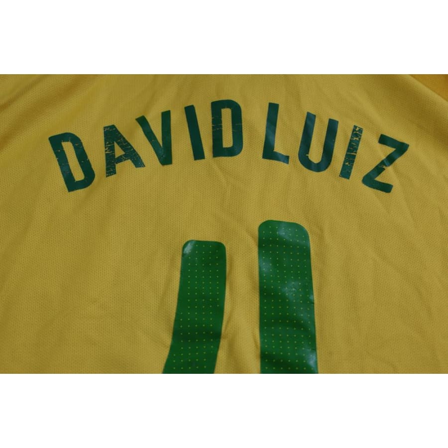 Maillot foot Brésil domicile N°4 DAVID LUIZ 2013-2014 - Nike - Brésil