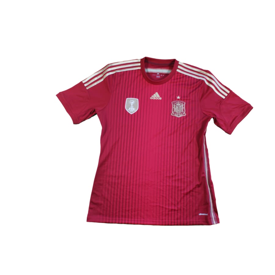 Maillot foot Espagne domicile N°19 CHRIS 2014-2015 - Adidas - Espagne