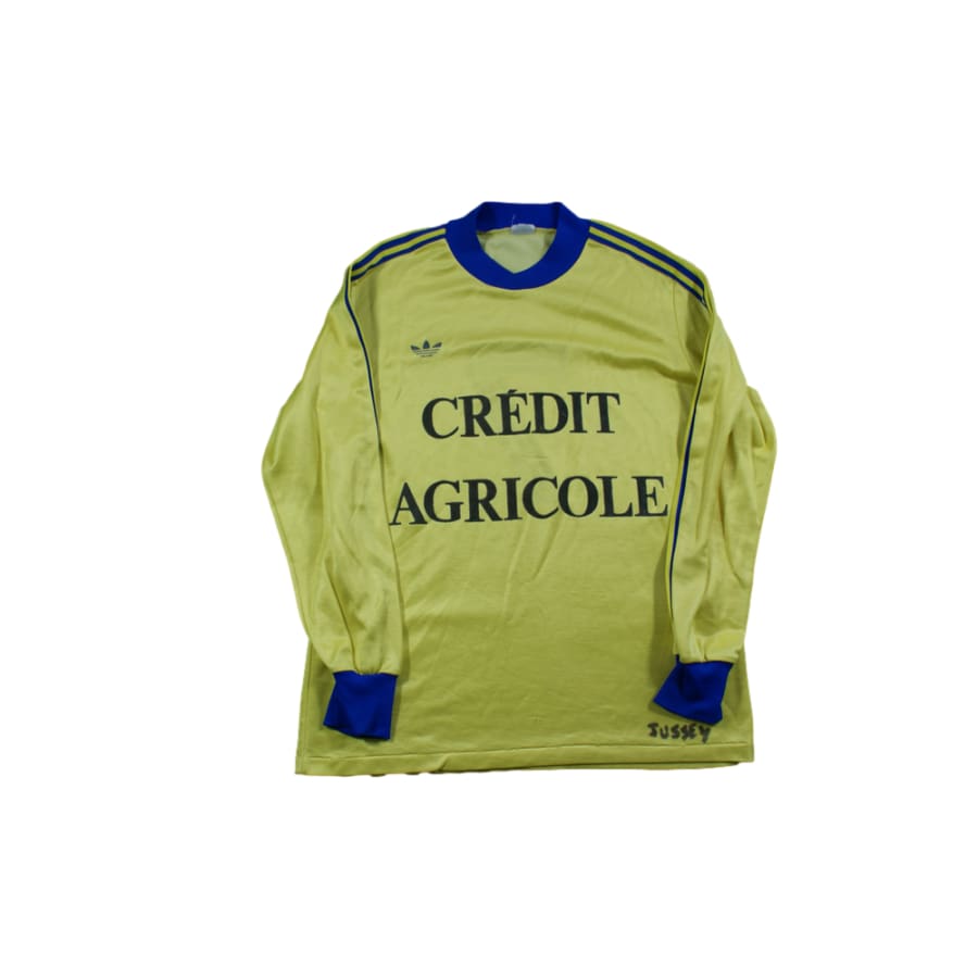 Maillot Rétro Adidas Crédit Mutuel N°3 Années 90 (Taille S, État Moyen)