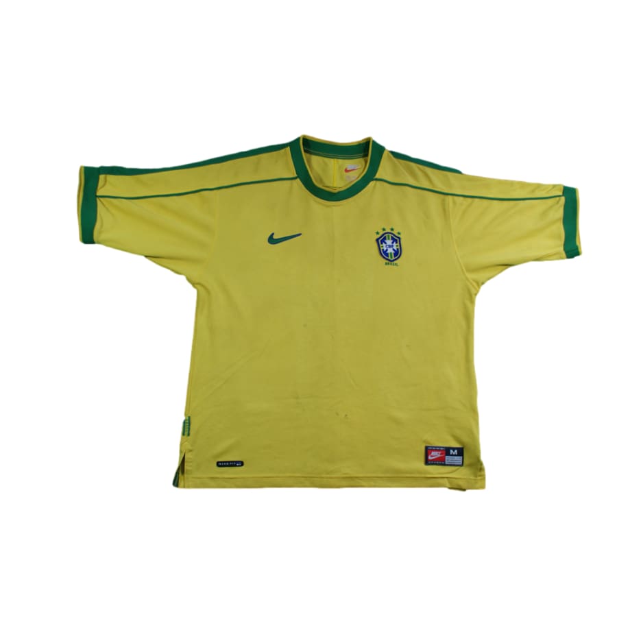 Maillot foot rétro Brésil domicile 1998-1999 - Nike - Brésil