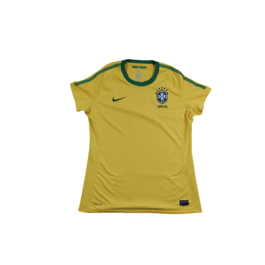 Maillot foot rétro Brésil domicile 2010-2011 - Nike - Brésil