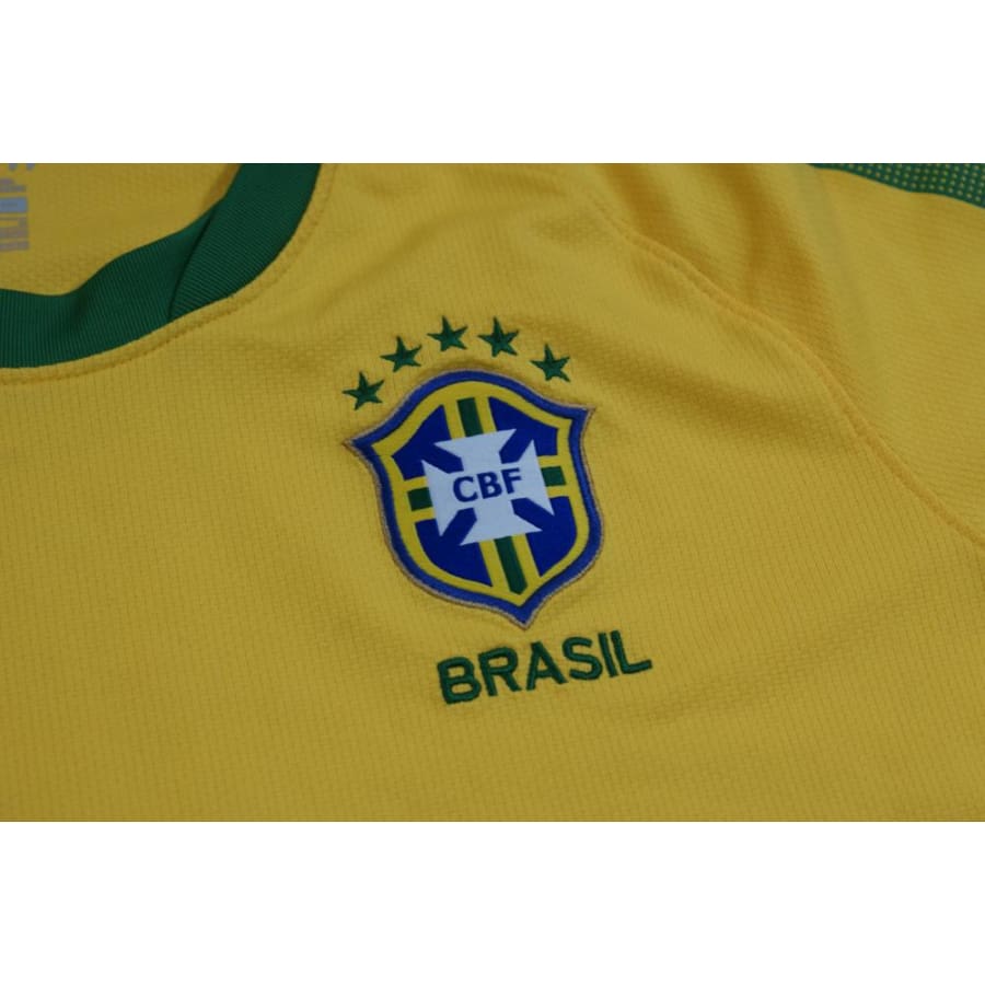 Maillot foot rétro Brésil domicile 2010-2011 - Nike - Brésil