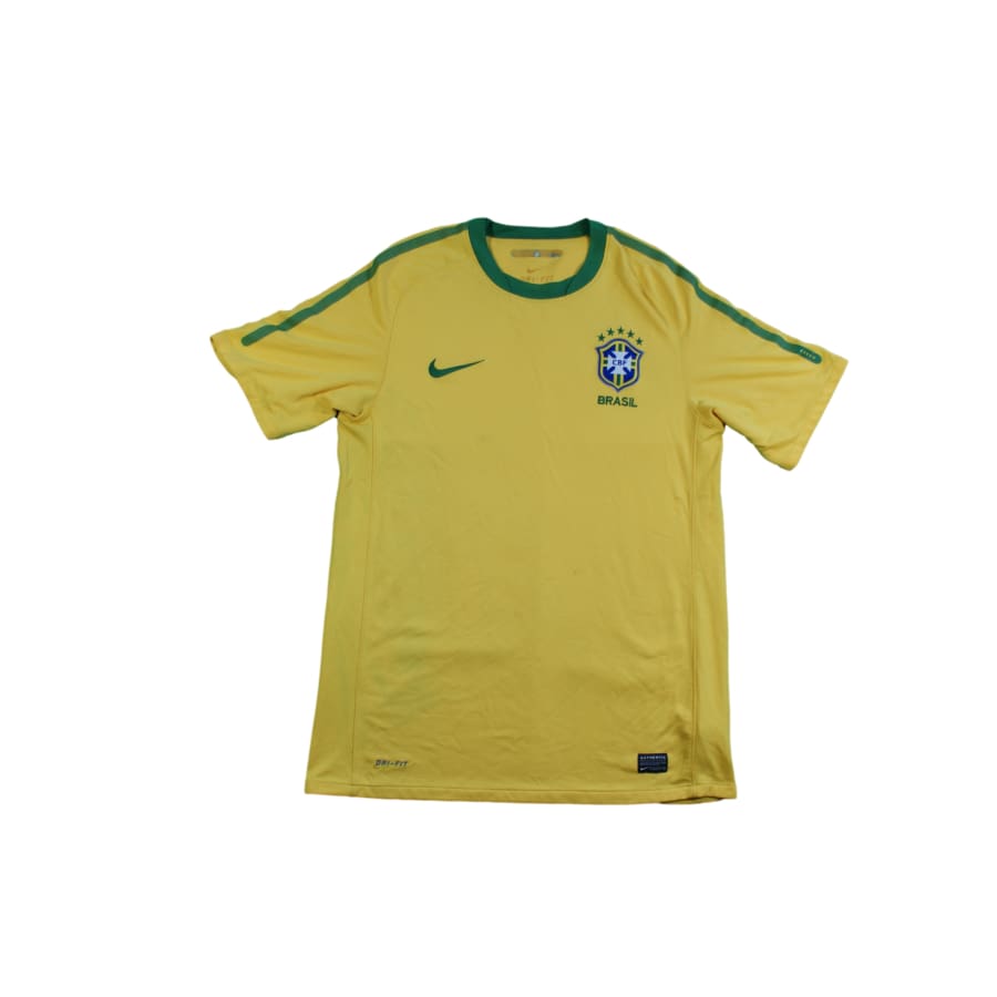 Maillot foot rétro Brésil domicile 2010-2011 - Nike - Brésil