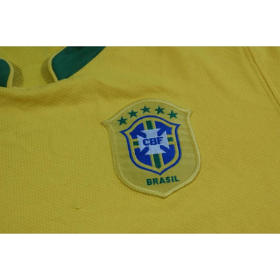 Maillot foot rétro Brésil domicile N°10 RONALDINHO 2006-2007 - Nike - Brésil