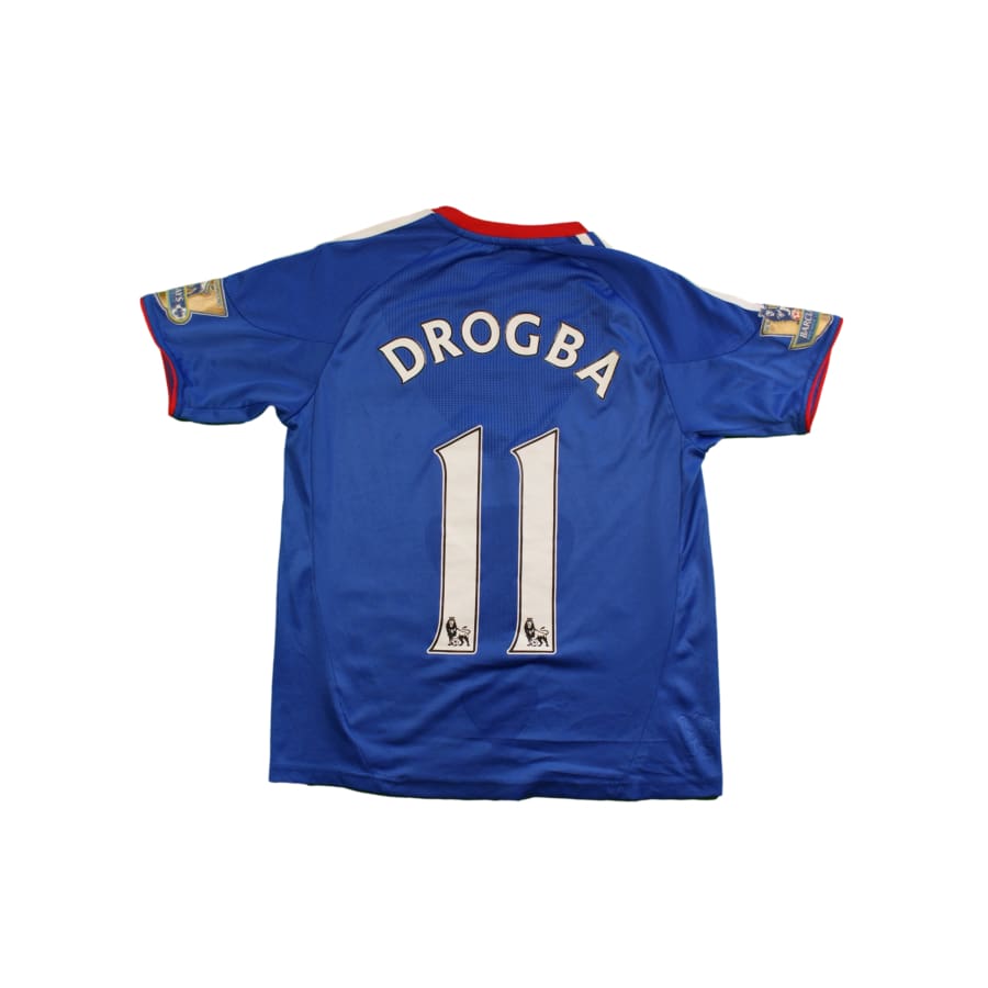 Maillot foot rétro Chelsea domicile N°11 DROGBA 2010-2011 - Adidas - Chelsea FC