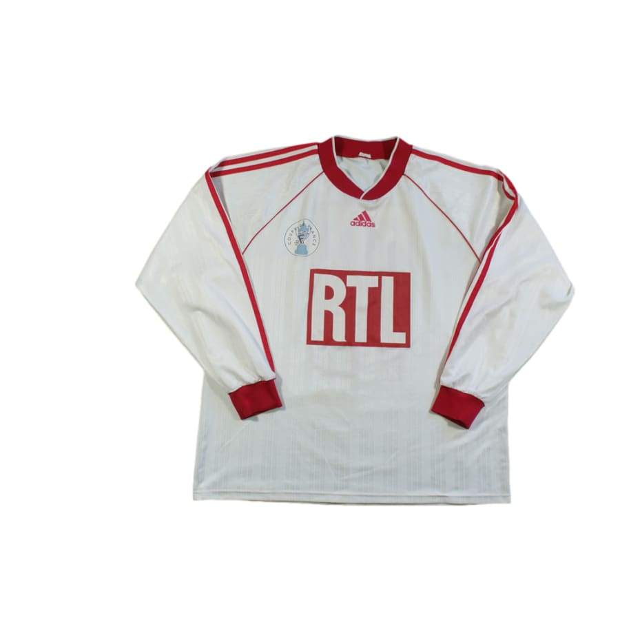 Maillot foot rétro Coupe de France RTL N°10 années 2000 - Adidas - Coupe de France