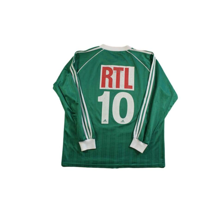 MAILLOT ADIDAS COUPE de France Rouge RTL #4 Porté Match Worn vintage Jersey - XL EUR 30,90 - FR MAILLOT ADIDAS COUPE de France Rouge RTL #4 Porté Match Worn vintage Jersey - XL EUR 30,90 - FR
