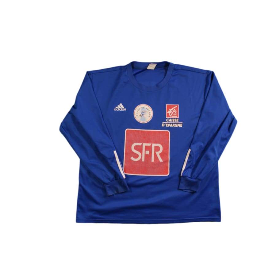 Maillot foot rétro Coupe de France SFR N°14 années 2000 - Adidas - Coupe de France