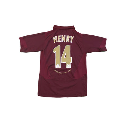Maillot foot rétro domicile Arsenal FC N°14 HENRY 2005-2006 - Nike - Arsenal