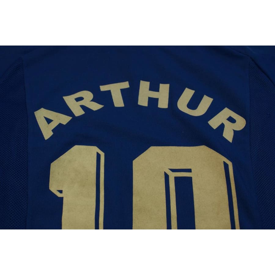 Maillot foot rétro domicile Equipe de France N°10 ARTHUR 2002-2003 - Adidas - Equipe de France