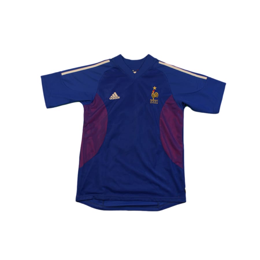 Maillot foot rétro domicile Equipe de France N°10 ARTHUR 2002-2003 - Adidas - Equipe de France