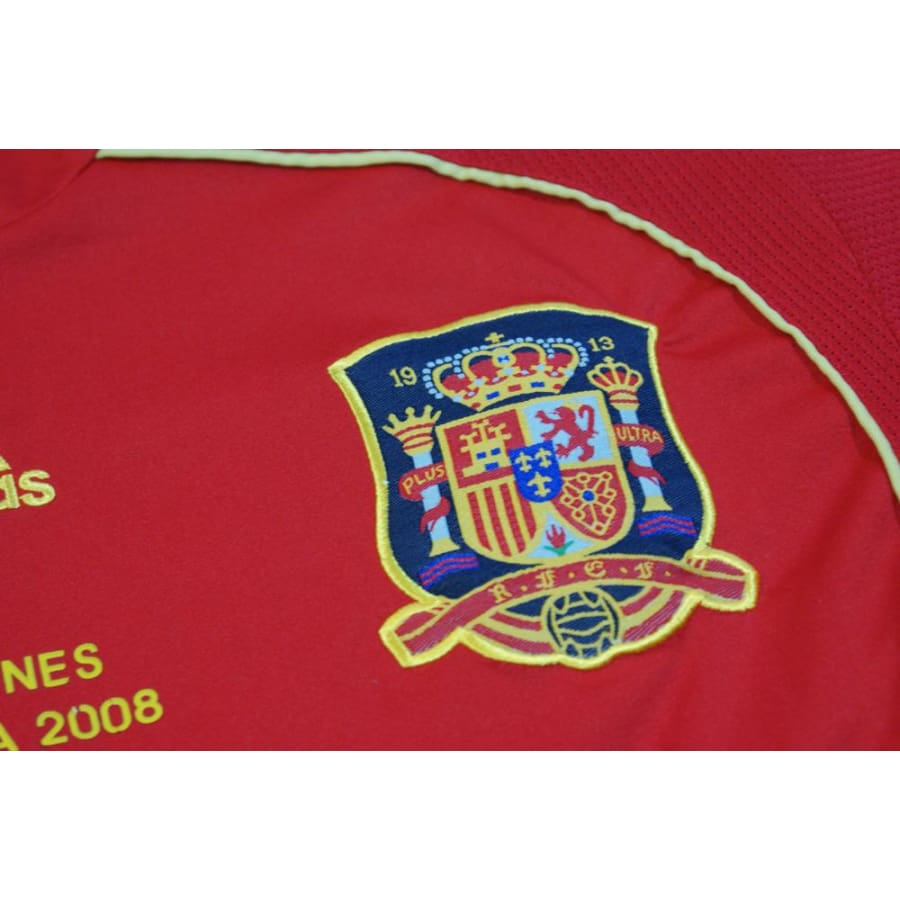 Maillot Authentique Espagne David Villa 7 (Coupe du Monde