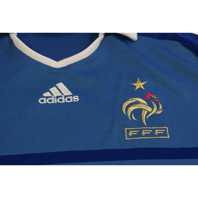 Maillot foot rétro équipe de France domicile 2009-2010 - Adidas - Equipe de France