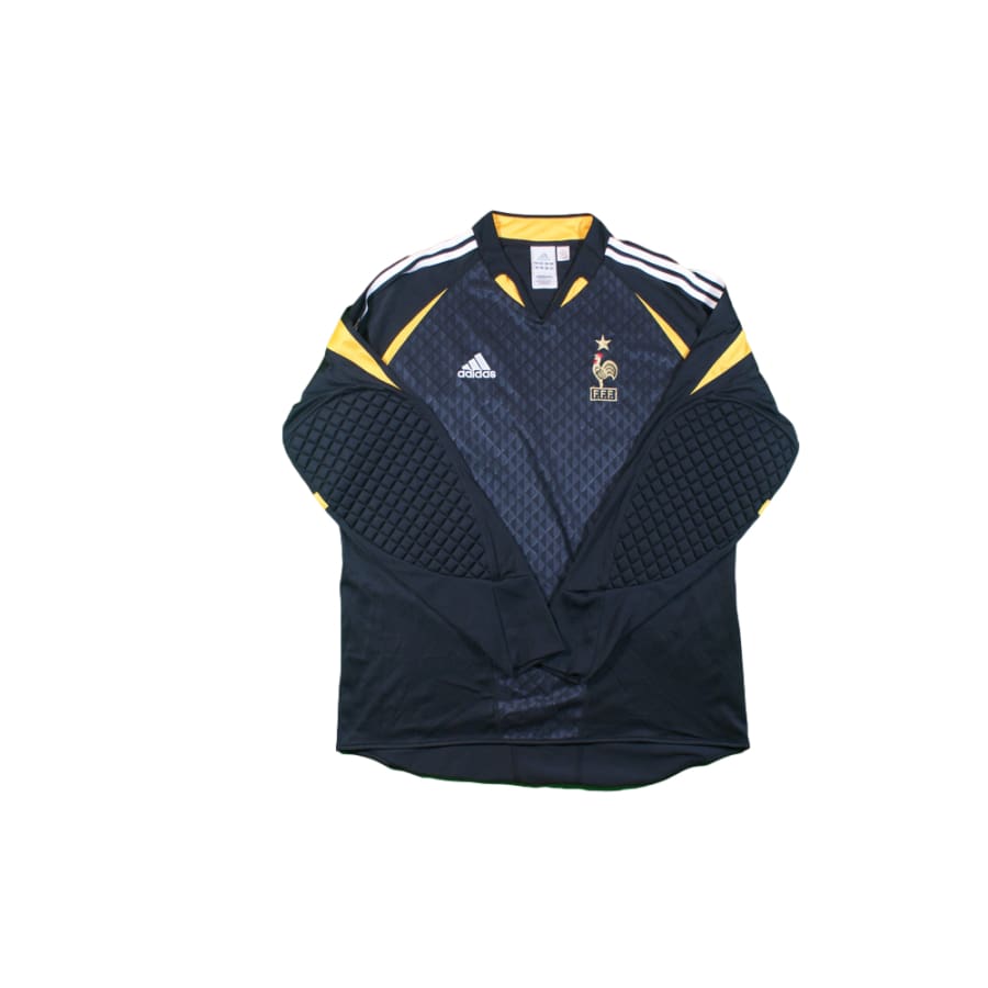 Maillot foot rétro équipe de France gardien 2003-2004 - Adidas - Equipe de France