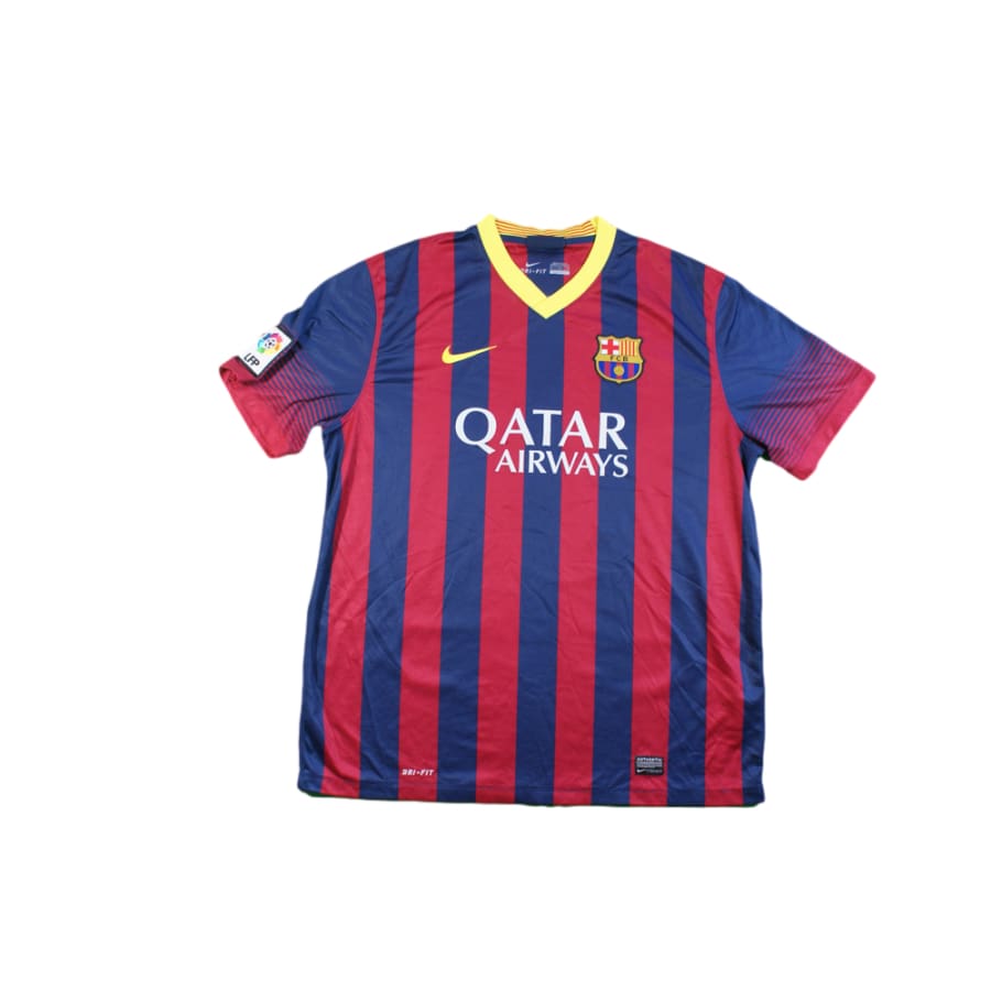 Maillot foot rétro FC Barcelone domicile 2013-2014 - Nike - Barcelone