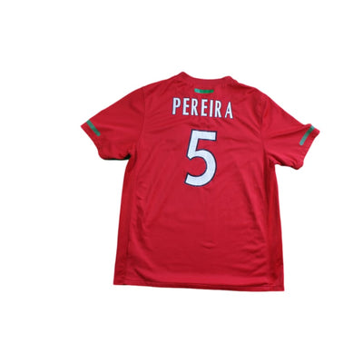 Maillot foot rétro Portugal domicile N°5 PEREIRA 2010-2011 - Nike - Portugal