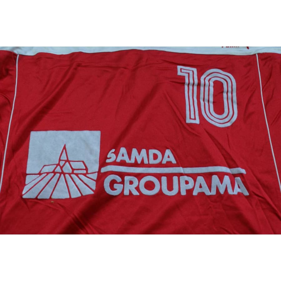 Maillot foot rétro Puma Groupama N°10 années 2000 - Puma - Autres championnats