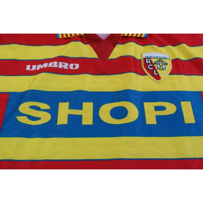 Maillot foot rétro RC Lens domicile 1996-1997 - Umbro - RC Lens