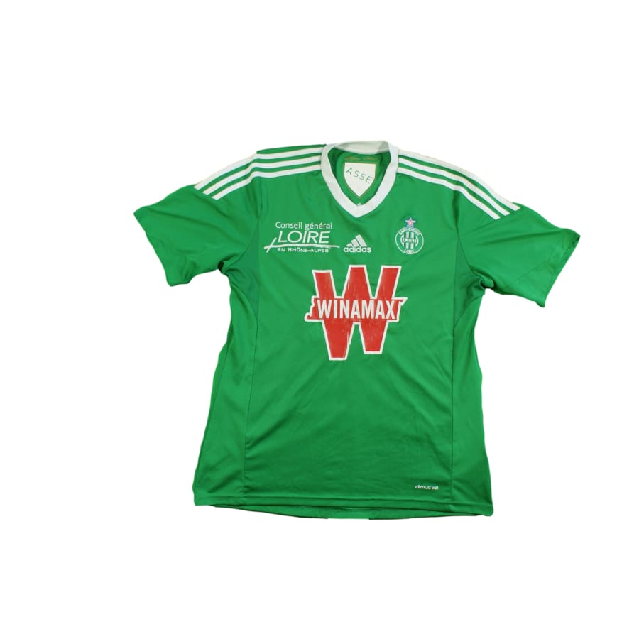 Maillot foot Saint-Etienne domicile N°6 CLEMENT 2014-2015 - Adidas - AS Saint-Etienne