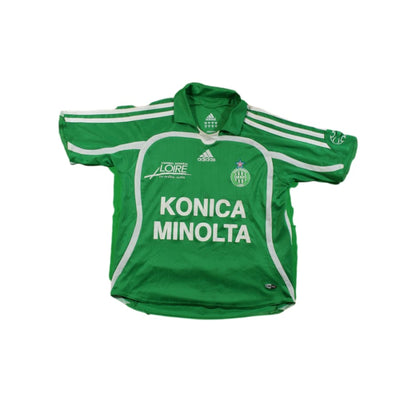 Maillot foot vintage AS Saint-Etienne enfant domicile 2006-2007 - Adidas - AS Saint-Etienne