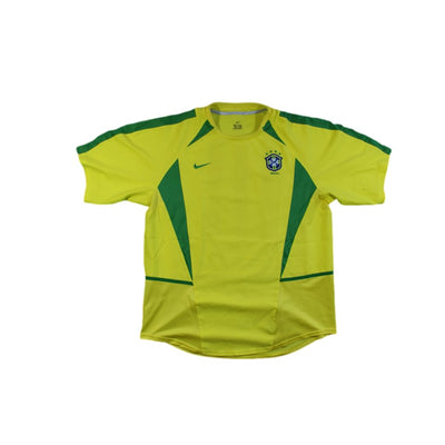 Maillot foot vintage Brésil domicile 2001-2002 - Nike - Brésil