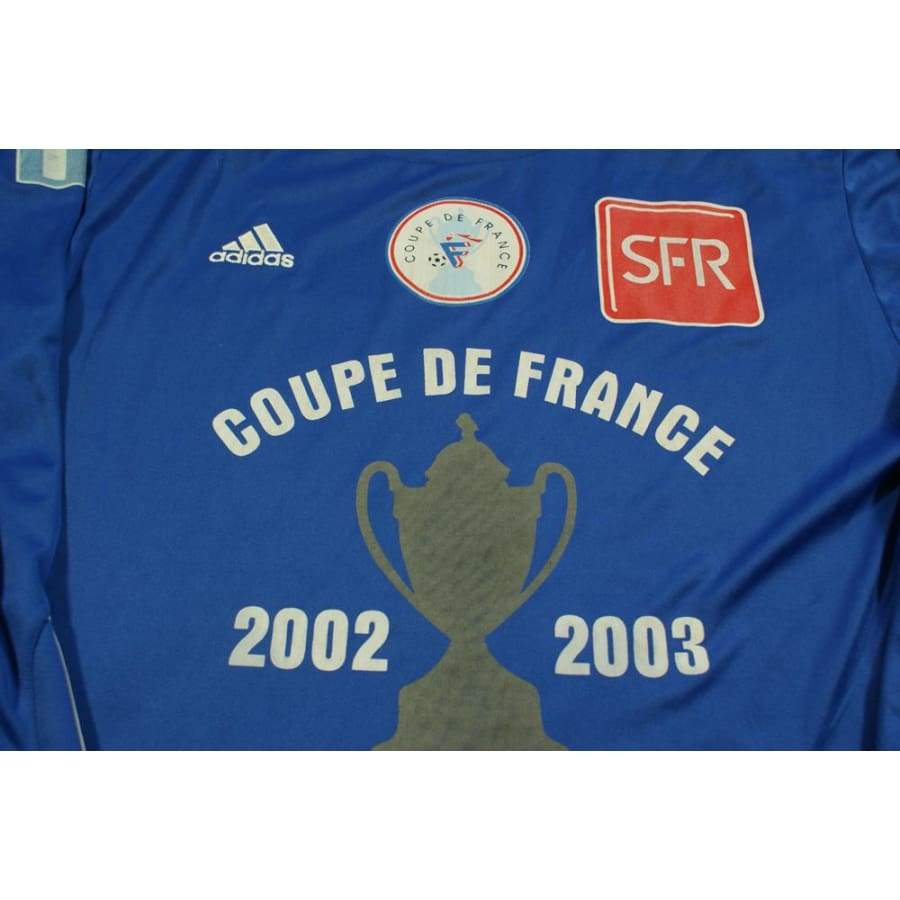 Maillot foot vintage Coupe de France N°6 2002-2003 - Adidas - Coupe de France