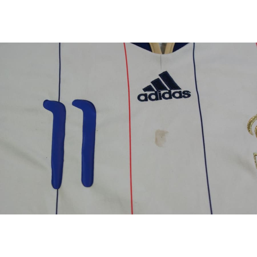 Maillot foot vintage Equipe de France extérieur N°11 GIGNAC 2010-2011 - Adidas - Equipe de France