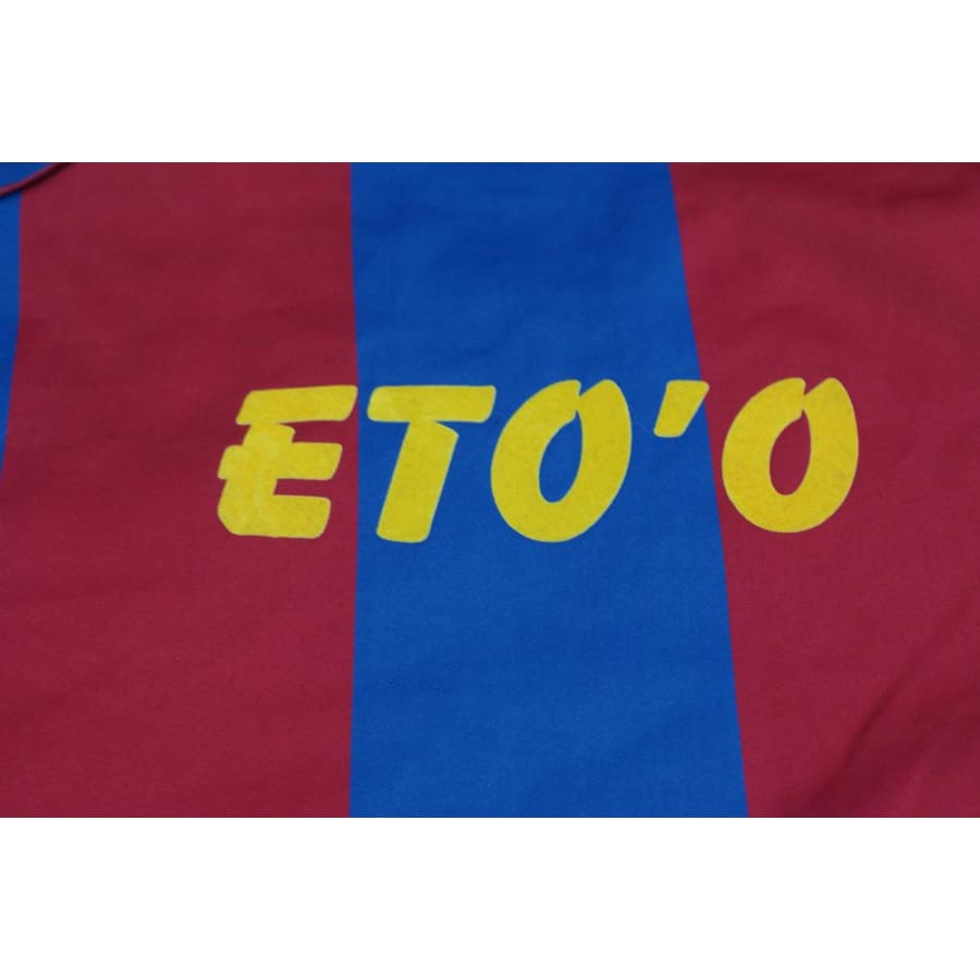 Maillot foot vintage FC Barcelone domicile ETO’O 2004-2005 - Nike - Barcelone