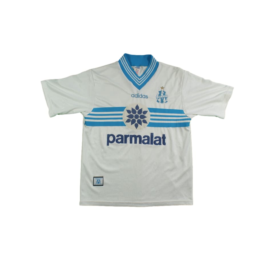 Maillot foot vintage Marseille domicile N°9 WIEDEMANN 1996-1997 - Adidas - Olympique de Marseille