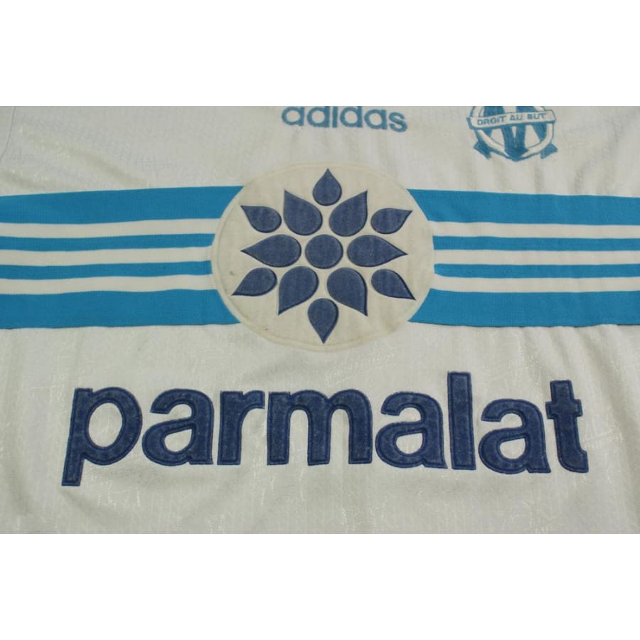 Maillot foot vintage Marseille domicile N°9 WIEDEMANN 1996-1997 - Adidas - Olympique de Marseille