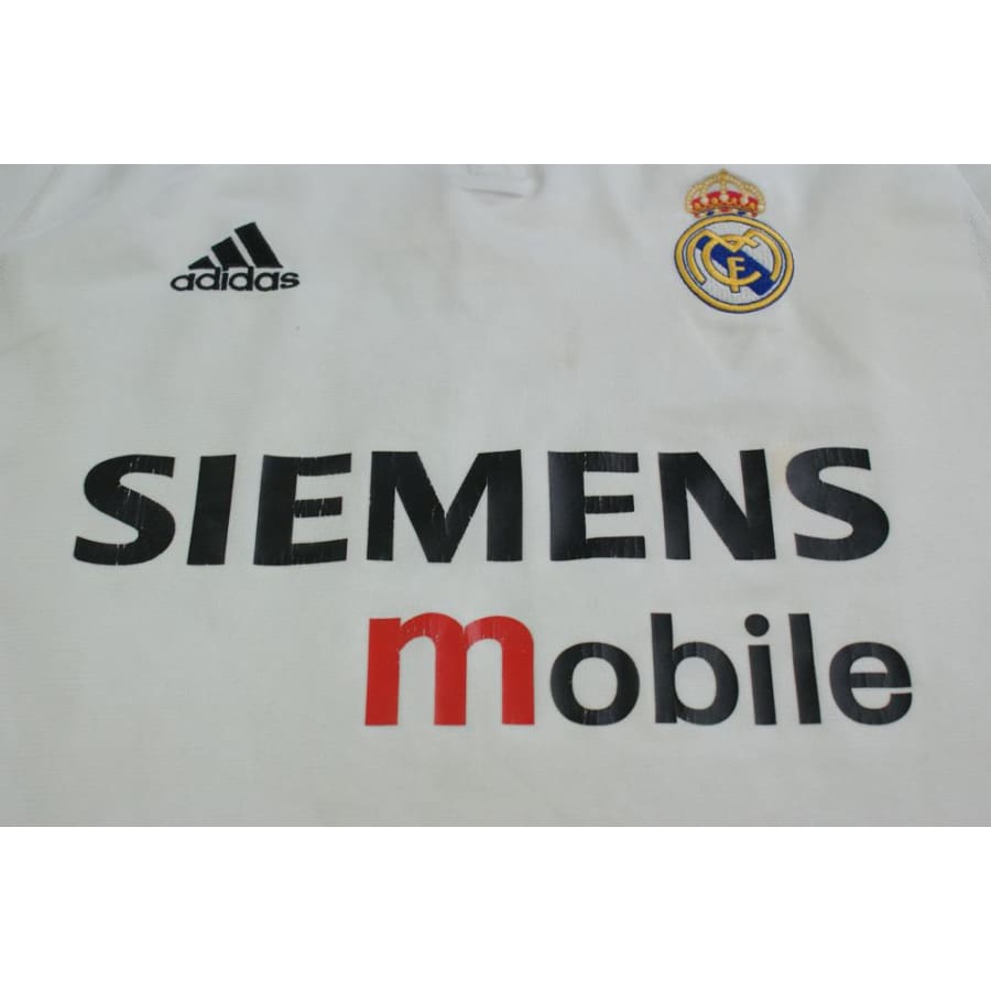 Maillot foot vintage Real Madrid CF domicile 2003-2004 - Adidas - Real Madrid