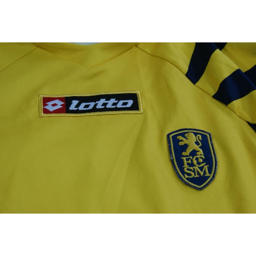 Maillot foot vintage Sochaux domicile N°10 2007-2008 - Lotto - FC Sochaux-Montbéliard