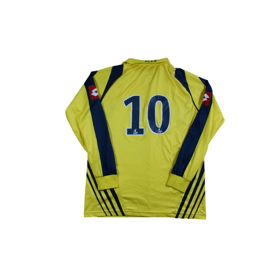 Maillot foot vintage Sochaux domicile N°10 2007-2008 - Lotto - FC Sochaux-Montbéliard