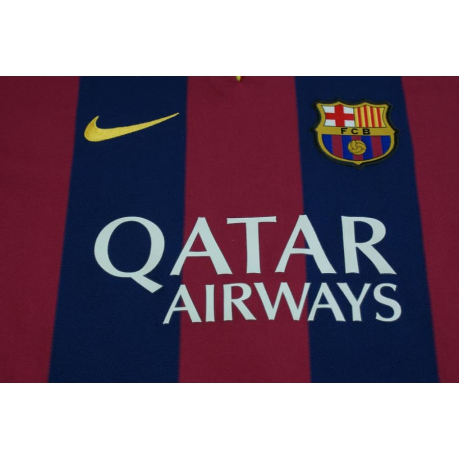 Maillot football FC Barcelone domicile enfant N°9 SUAREZ 2014-2015 - Nike - Barcelone