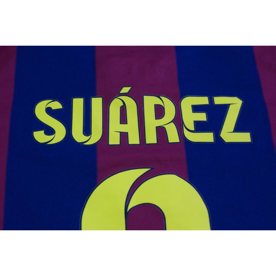 Maillot football FC Barcelone domicile enfant N°9 SUAREZ 2014-2015 - Nike - Barcelone