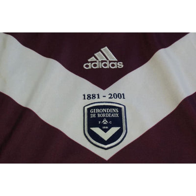 Maillot football rétro Bordeaux third N°22 YOHAN 2001-2002 - Adidas - Girondins de Bordeaux