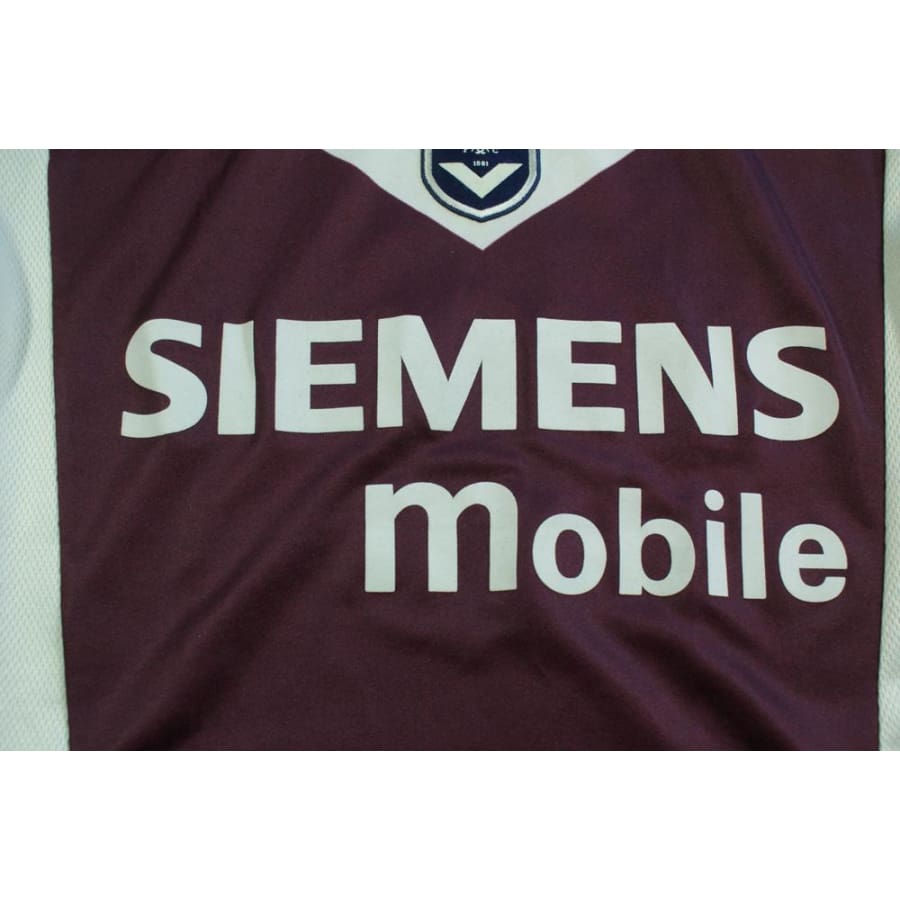 Maillot football rétro Bordeaux third N°22 YOHAN 2001-2002 - Adidas - Girondins de Bordeaux