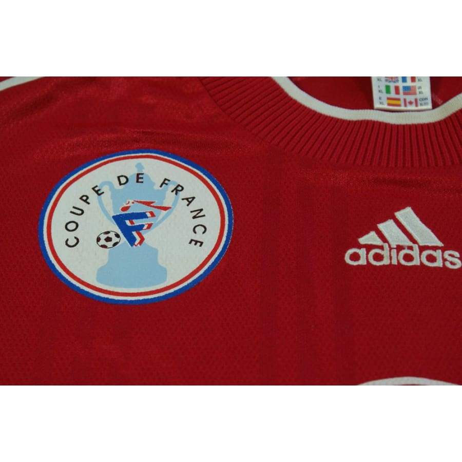 Maillot football rétro Coupe de France Manpower N°4 années 2000 - Adidas - Coupe de France